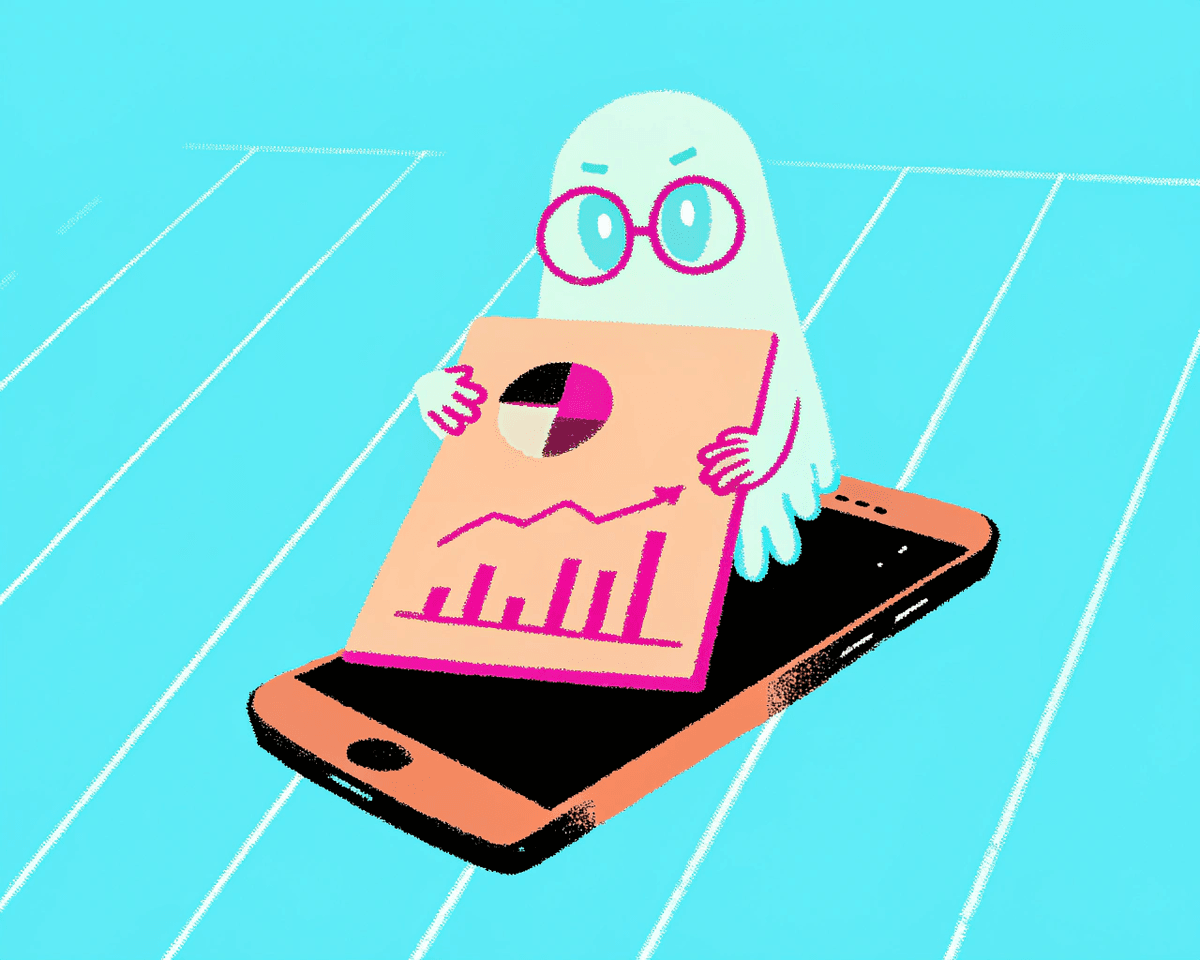 Illustration of ghosting in modern dating